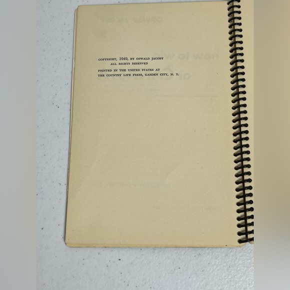 VTG Lot of 2 Canasta Items Book & Score Sheets 1949 Oswald Jacoby - Picture 9 of 10